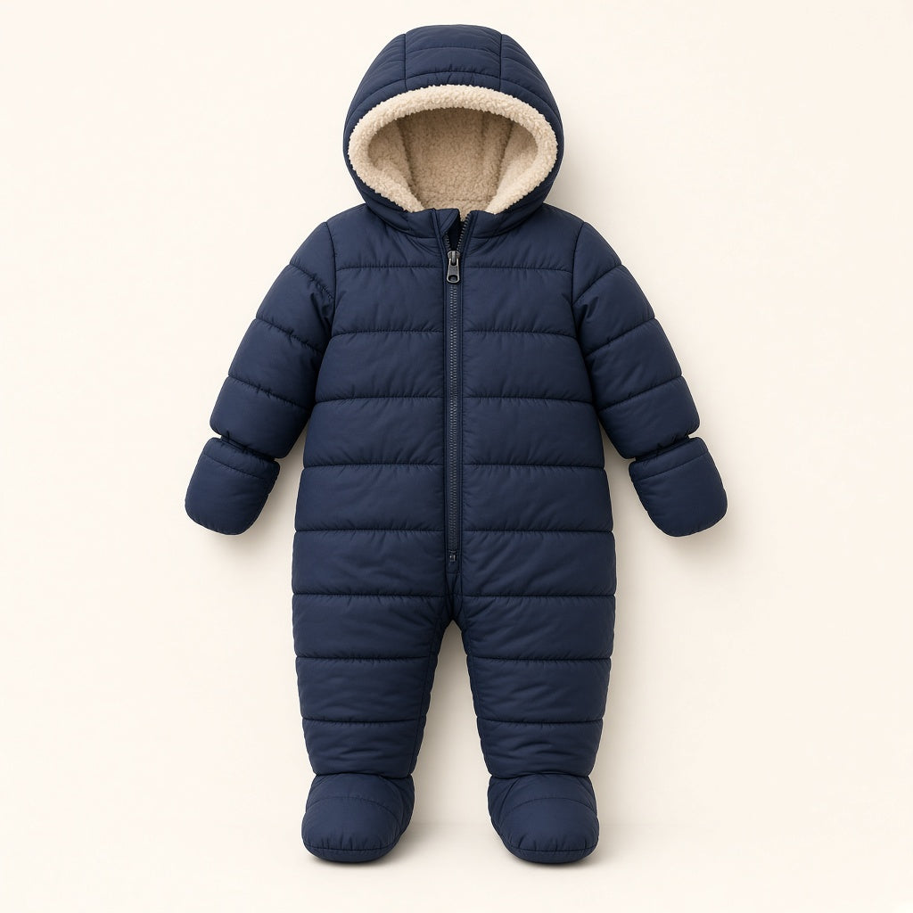 Vloena Cloud quilted snowsuit, navy, Google Shopping cutout on paper